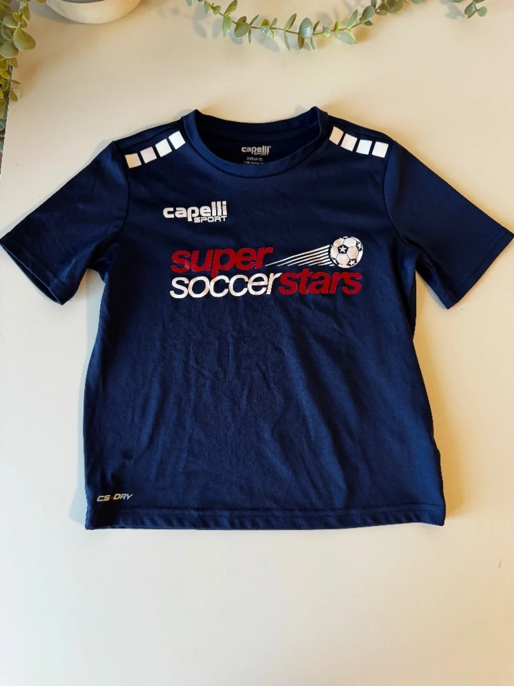 Boys Athletic T-Shirt Bundle Reebok & Capelli Sport Soccer Tee Size 4/5